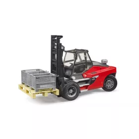   Bruder Linde HT160 targonca raklappal és 3 tárolóval (02513)