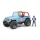 Bruder Jeep Cross terepjáró (kék) sofőrrel (02541)