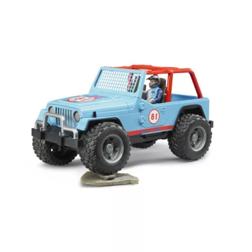 Bruder Jeep Cross terepjáró (kék) sofőrrel (02541)