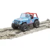 Bruder Jeep Cross terepjáró (kék) sofőrrel (02541)