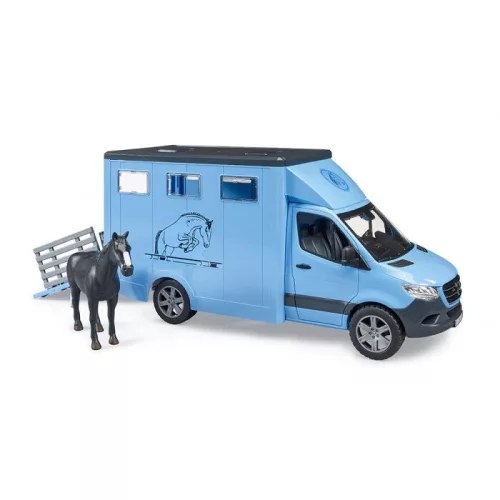 Bruder MB Sprinter állatszállító 1 lóval (02674)