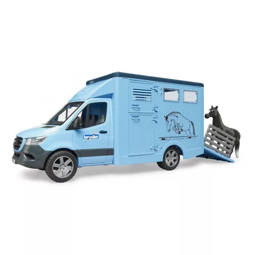 Bruder MB Sprinter állatszállító 1 lóval (02674)