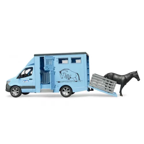 Bruder MB Sprinter állatszállító 1 lóval (02674)