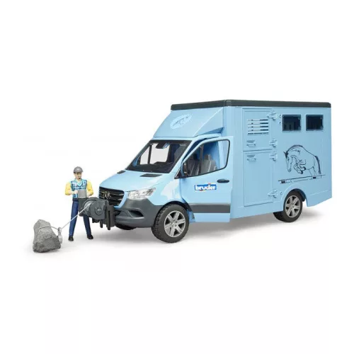 Bruder MB Sprinter állatszállító 1 lóval (02674)
