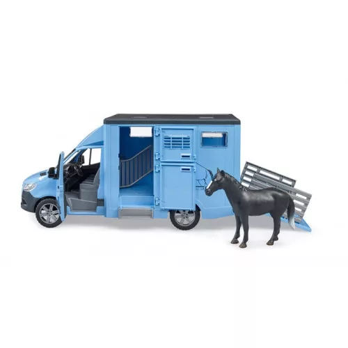 Bruder MB Sprinter állatszállító 1 lóval (02674)