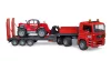 Bruder MAN TGA tréler Manitou teleszkópos rakodóval MLT 633 (02774)
