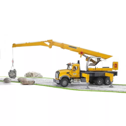 Bruder MACK anite Liebherr daruskocsi (02818)