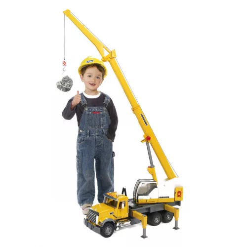 Bruder MACK anite Liebherr daruskocsi (02818)