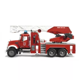   Bruder MACK anite tűzoltóautó forgó létrával és vízpumpával (02821)