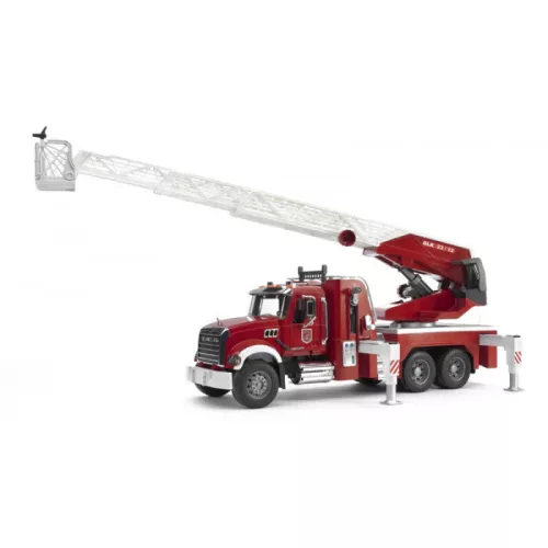 Bruder MACK anite tűzoltóautó forgó létrával és vízpumpával (02821)