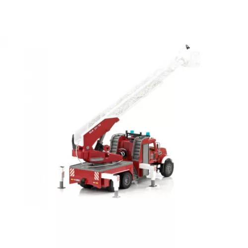 Bruder MACK anite tűzoltóautó forgó létrával és vízpumpával (02821)