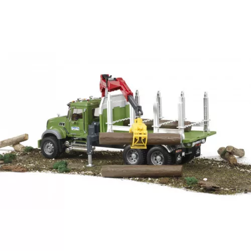 Bruder MACK anite LKW rönkszállitó (02824)