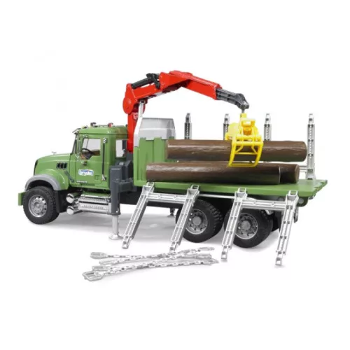 Bruder MACK anite LKW rönkszállitó (02824)