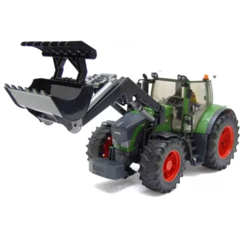 Bruder Fendt 936 Vario traktor homlokrakodóval (03041)
