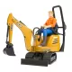 Bruder Bworld - JCB Micro excavator 8010 CTS építőipari munkással (62002)