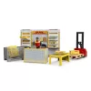 Bruder bworld DHL bolt, kézi hidraulikus emelővel (62251)