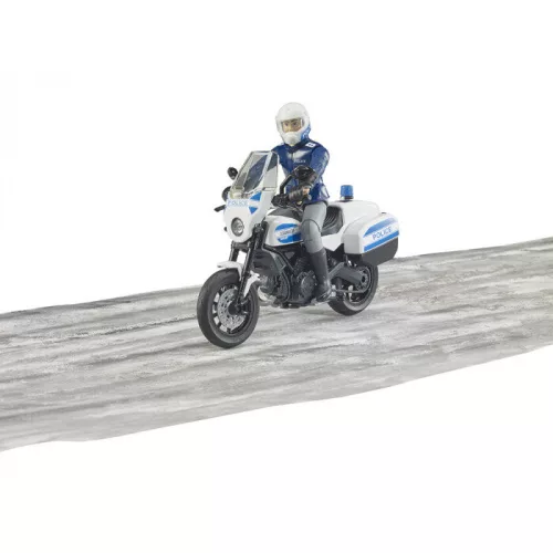 Bruder bworld Scrambler Ducati rendőrmotor rendőrrel (62731)