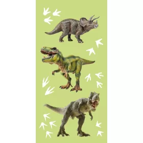   Dinoszaurusz Green fürdőlepedő, strand törölköző 70x140cm