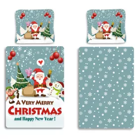 Karácsony Snowing ágyneműhuzat 140×200cm, 70×90 cm