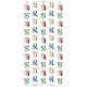 Harry Potter Initials gumis lepedő 90x200 cm