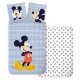 Disney Mickey Strip gyerek, ovis ágyneműhuzat 100×140 cm, 40×45 cm