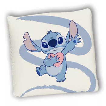 Disney Lilo és Stitch, A csillagkutya Lovers párna, díszpárna 40x40 cm