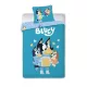 Bluey Loving Moments gyerek, ovis ágyneműhuzat 100×135cm, 40×60 cm