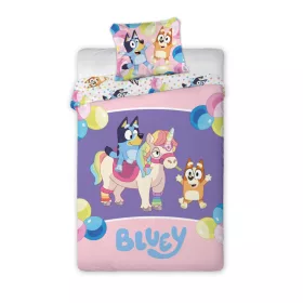   Bluey Magical Party gyerek, ovis ágyneműhuzat 100×135cm, 40×60 cm