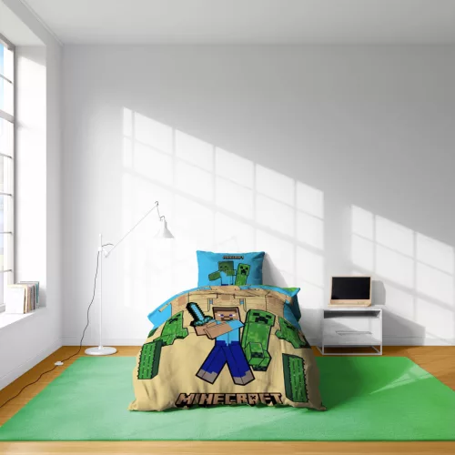 Minecraft Sand Castles ágyneműhuzat 140×200cm, 70×90 cm