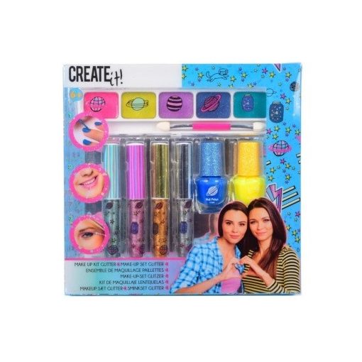 Canenco Create It! Make-Up 7 db-os szett csillámos színekke