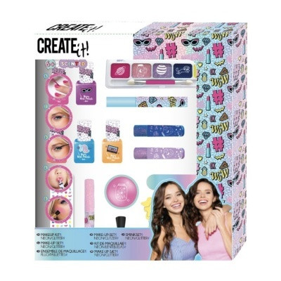 Canenco Create It! Make-Up szett neon és csillámló színekkel