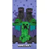 Minecraft Purple Attack fürdőlepedő, strand törölköző 70x140cm