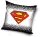 Superman Logo párnahuzat 40x40 cm