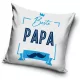 Beste Papa Mustache párnahuzat 40x40 cm
