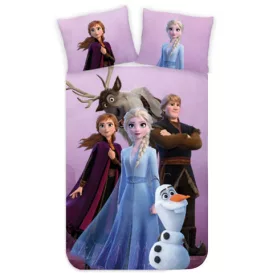   Disney Jégvarázs Friendship gyerek, ovis ágyneműhuzat 100×140 cm, 40×45 cm