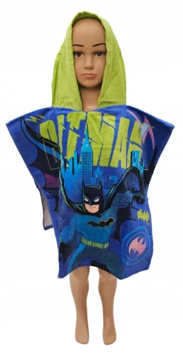 Batman Never Give Up strand törölköző poncsó 55x110 cm