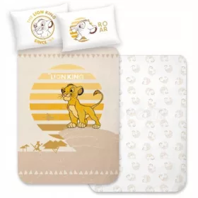   Disney Az Oroszlánkirály Roar gyerek, ovis ágyneműhuzat 100×135cm, 40×60 cm