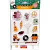 Színes Travel matrica szett 3 ív