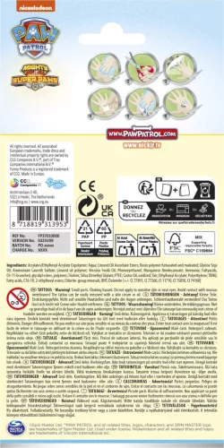 Mancs Őrjárat Mighty tetkó 12 db-os