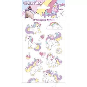 Unikornis Pastel tetkó 12 db-os
