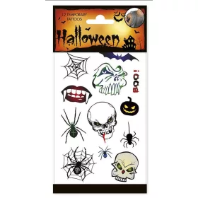 Halloween Skulls tetkó 12 db-os