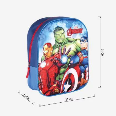 Bosszúállók Triple Force 3D hátizsák, táska 31 cm