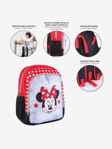 Disney Minnie Grey iskolatáska, táska 41 cm