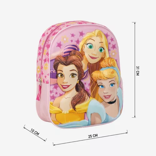Disney Hercegnők Stars 3D hátizsák, táska 31 cm