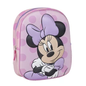 Disney Minnie Purple 3D hátizsák, táska 31 cm