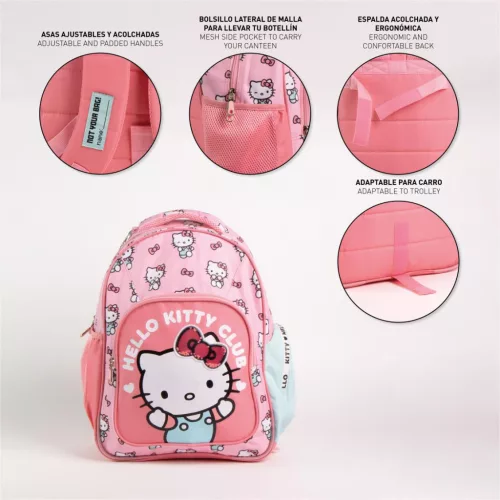Hello Kitty Club iskolatáska, táska 42 cm