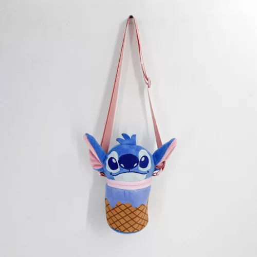 Disney Lilo és Stitch, A csillagkutya Ice Cream plüss oldaltáska, válltáska 18 cm