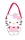 Helo Kitty Pink oldaltáska, válltáska 30 cm