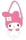 Helo Kitty MyMelody oldaltáska, válltáska 30 cm