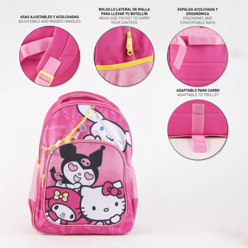 Hello Kitty Kawaii Cuties iskolatáska, táska 42 cm